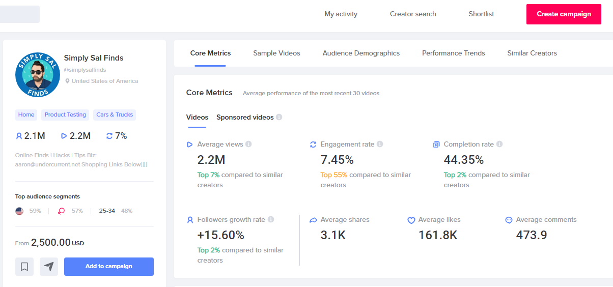 90%的人都不知道的免费Tiktok红人数据库
